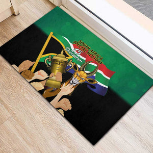 South Africa Special Holiday Rubber Doormat Springboks Champions Celebration Rugby Is My Soul