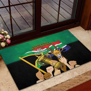 South Africa Special Holiday Rubber Doormat Springboks Champions Celebration Rugby Is My Soul