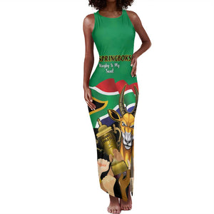 South Africa Special Holiday Tank Maxi Dress Springboks Champions Celebration Rugby Is My Soul