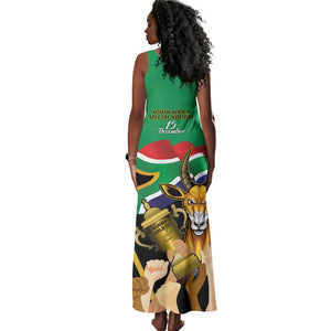 South Africa Special Holiday Tank Maxi Dress Springboks Champions Celebration Rugby Is My Soul