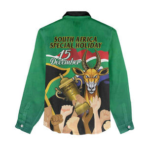 South Africa Special Holiday Women Casual Shirt Springboks Champions Celebration Rugby Is My Soul