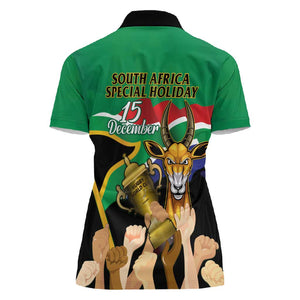 South Africa Special Holiday Women Polo Shirt Springboks Champions Celebration Rugby Is My Soul