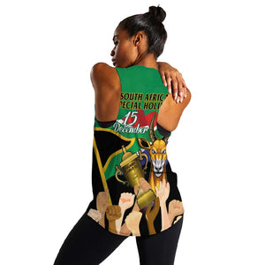 South Africa Special Holiday Women Racerback Tank Springboks Champions Celebration Rugby Is My Soul