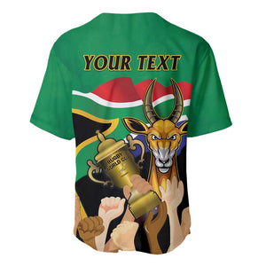 Personalised South Africa Special Holiday Baseball Jersey Springboks Champions Celebration Rugby Is My Soul