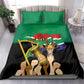 Personalised South Africa Special Holiday Bedding Set Springboks Champions Celebration Rugby Is My Soul