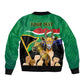 Personalised South Africa Special Holiday Bomber Jacket Springboks Champions Celebration Rugby Is My Soul