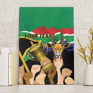 Personalised South Africa Special Holiday Canvas Wall Art Springboks Champions Celebration Rugby Is My Soul