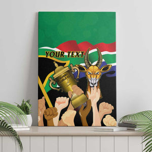 Personalised South Africa Special Holiday Canvas Wall Art Springboks Champions Celebration Rugby Is My Soul