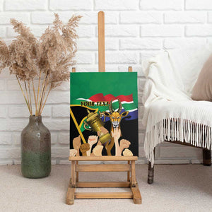 Personalised South Africa Special Holiday Canvas Wall Art Springboks Champions Celebration Rugby Is My Soul