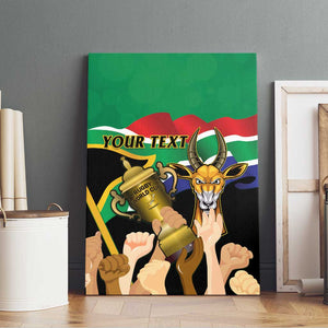 Personalised South Africa Special Holiday Canvas Wall Art Springboks Champions Celebration Rugby Is My Soul