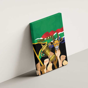 Personalised South Africa Special Holiday Canvas Wall Art Springboks Champions Celebration Rugby Is My Soul