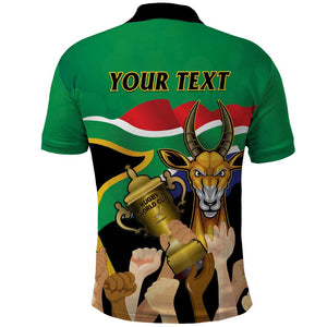 Personalised South Africa Special Holiday Polo Shirt Springboks Champions Celebration Rugby Is My Soul