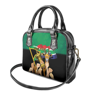 Personalised South Africa Special Holiday Shoulder Handbag Springboks Champions Celebration Rugby Is My Soul