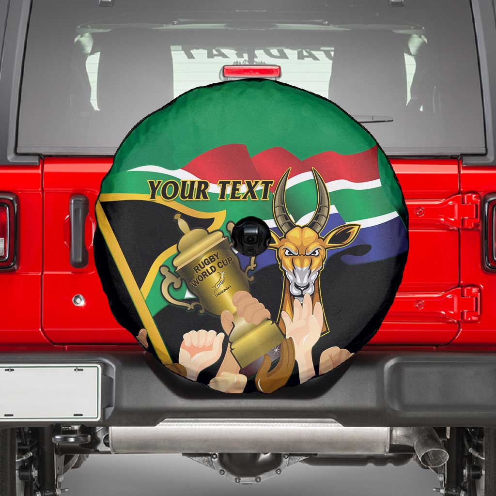 Personalised South Africa Special Holiday Spare Tire Cover Springboks Champions Celebration Rugby Is My Soul