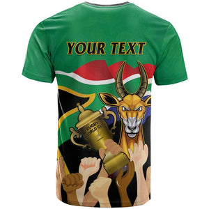 Personalised South Africa Special Holiday T shirt Springboks Champions Celebration Rugby Is My Soul