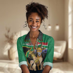 Personalised South Africa Special Holiday Women Casual Shirt Springboks Champions Celebration Rugby Is My Soul LT14