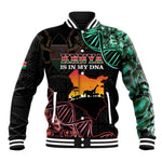 Afro Kenya Baseball Jacket Kenyan Is In My DNA - Jamhuri Day