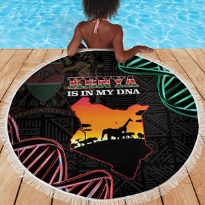 Afro Kenya Beach Blanket Kenyan Is In My DNA - Jamhuri Day