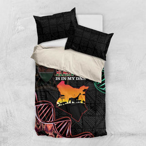 Afro Kenya Bedding Set Kenyan Is In My DNA - Jamhuri Day