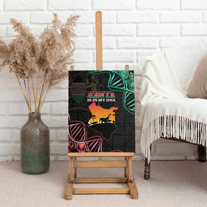 Afro Kenya Canvas Wall Art Kenyan Is In My DNA - Jamhuri Day