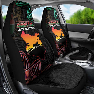 Afro Kenya Car Seat Cover Kenyan Is In My DNA - Jamhuri Day