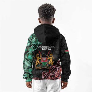 Afro Kenya Kid Hoodie Kenyan Is In My DNA - Jamhuri Day