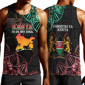 Afro Kenya Men Tank Top Kenyan Is In My DNA - Jamhuri Day