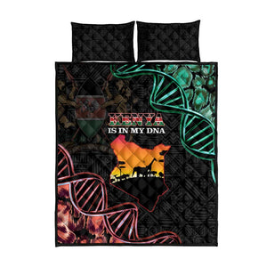 Afro Kenya Quilt Bed Set Kenyan Is In My DNA - Jamhuri Day