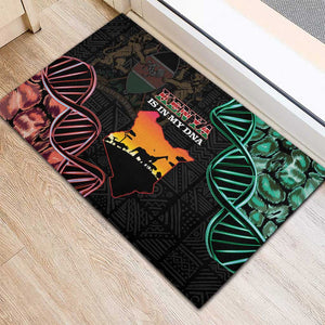 Afro Kenya Rubber Doormat Kenyan Is In My DNA - Jamhuri Day