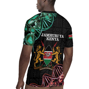 Afro Kenya Rugby Jersey Kenyan Is In My DNA - Jamhuri Day