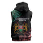 Afro Kenya Sleeveless Zip Hoodie Kenyan Is In My DNA - Jamhuri Day - African Pride