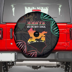 Afro Kenya Spare Tire Cover Kenyan Is In My DNA - Jamhuri Day