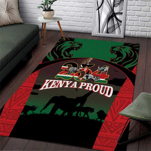 Proud Kenya 254 Area Rug Safari Animals - African Pattern