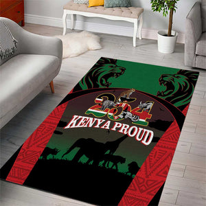 Proud Kenya 254 Area Rug Safari Animals - African Pattern