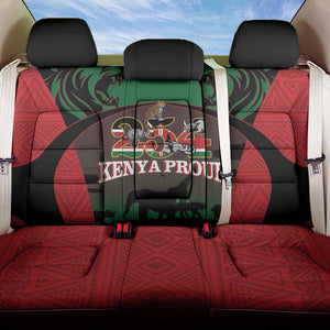 Proud Kenya 254 Back Car Seat Cover Safari Animals - African Pattern