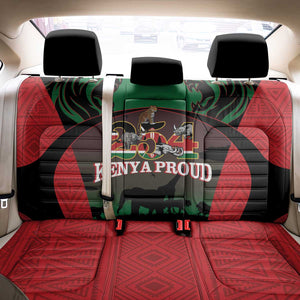 Proud Kenya 254 Back Car Seat Cover Safari Animals - African Pattern