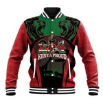 Proud Kenya 254 Baseball Jacket Safari Animals - African Pattern
