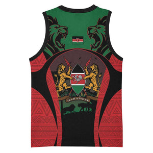 Proud Kenya 254 Basketball Jersey Safari Animals - African Pattern LT14