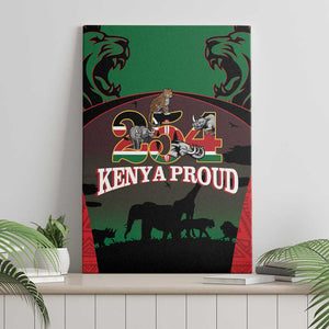 Proud Kenya 254 Canvas Wall Art Safari Animals - African Pattern