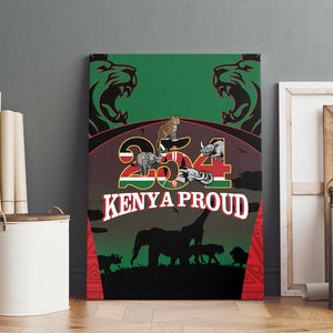 Proud Kenya 254 Canvas Wall Art Safari Animals - African Pattern