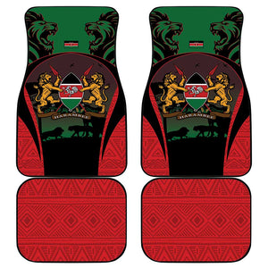 Proud Kenya 254 Car Mats Safari Animals - African Pattern