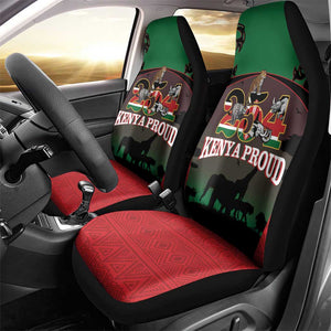 Proud Kenya 254 Car Seat Cover Safari Animals - African Pattern