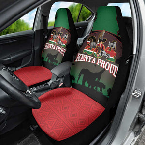 Proud Kenya 254 Car Seat Cover Safari Animals - African Pattern