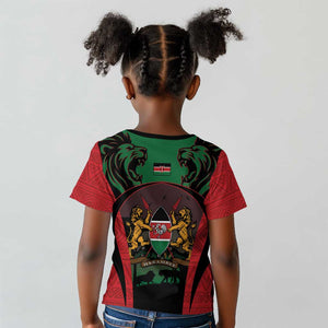 Proud Kenya 254 Kid T shirt Safari Animals - African Pattern