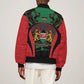 Proud Kenya 254 Sleeve Zip Bomber Jacket Safari Animals - African Pattern