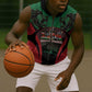 Proud Kenya 254 Sleeveless Zip Hoodie Safari Animals - African Pattern - African Pride