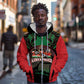 Proud Kenya 254 Zip Hoodie Safari Animals - African Pattern