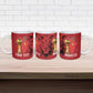 Morocco Football Custom Ceramic Mug Atlas Lions Champions African Red Islamic Pattern