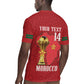 Morocco Football Custom Rugby Jersey Atlas Lions Champions African Red Islamic Pattern
