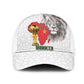 Morocco Football Baseball Net Cap Atlas Lions Champions African White Islamic Pattern